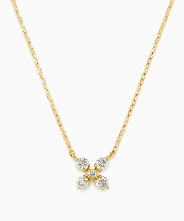 K18YG ダイヤモンド ネックレス