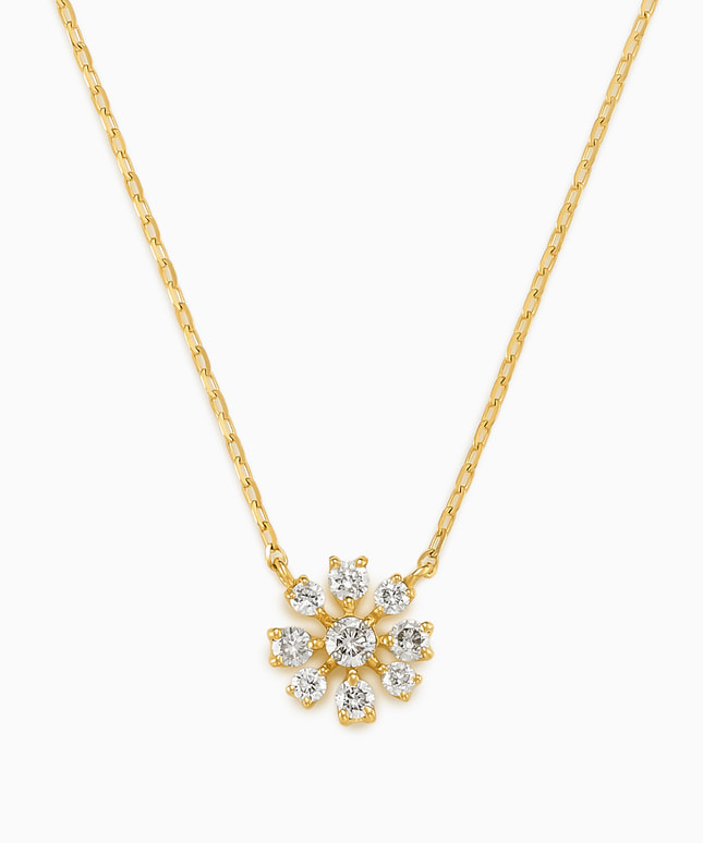 K18YG ダイヤモンド ネックレス