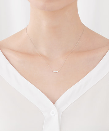 Pt900/850ダイヤモンド ネックレス|festaria Online Shop