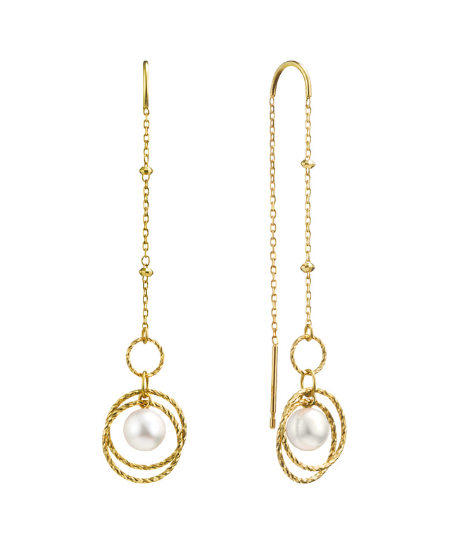 K18YG アコヤパール ピアス