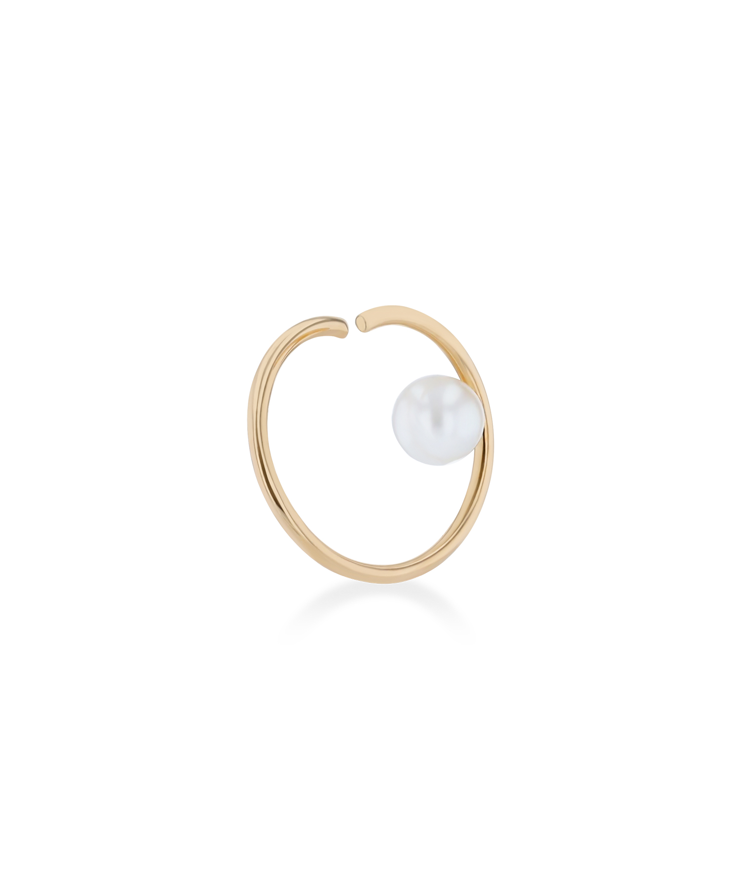 K10YG 淡水パール イヤーカフ ※片方売り