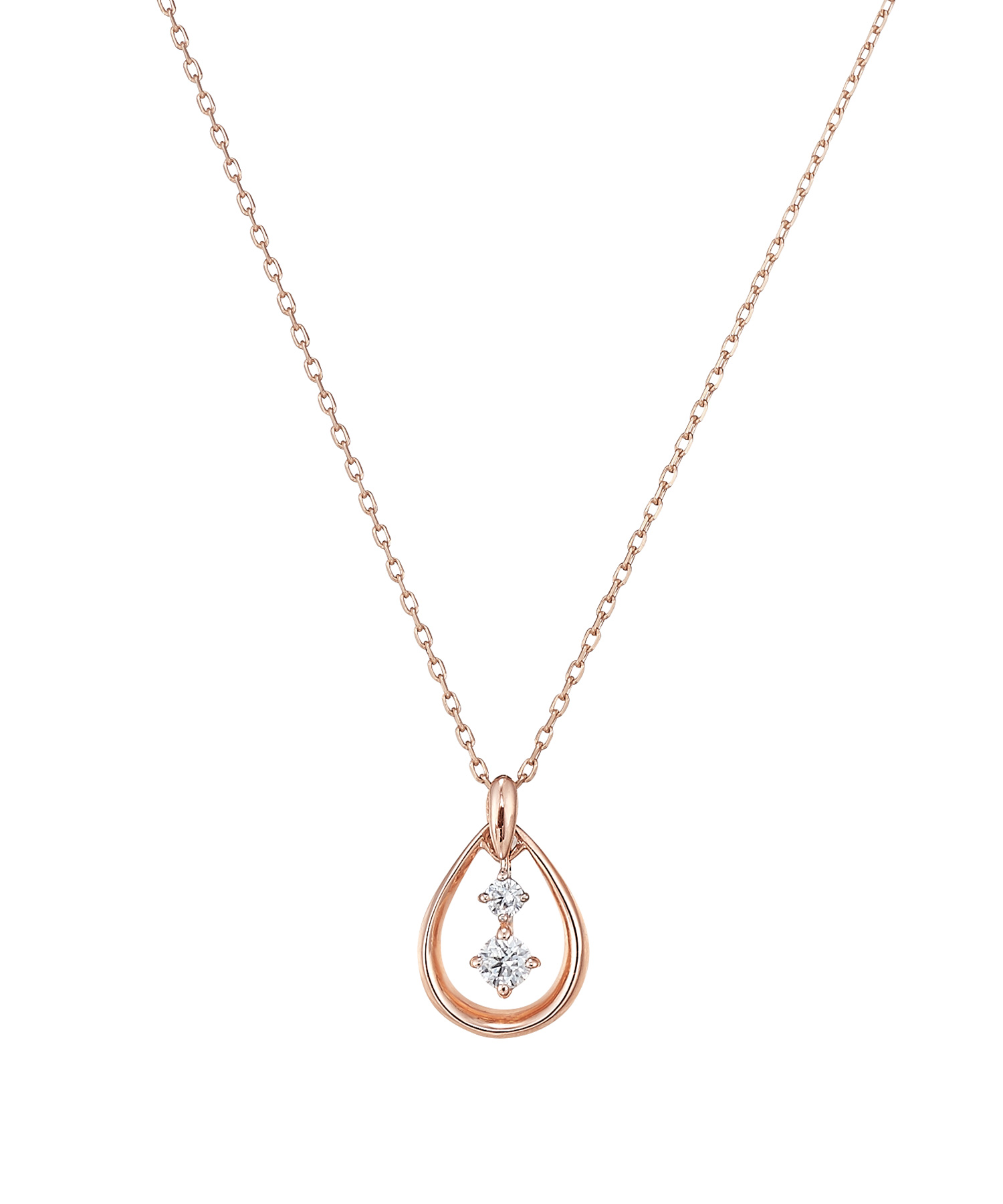 K10PG ダイヤモンド ネックレス