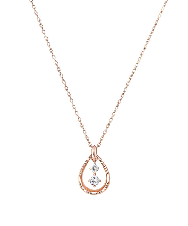 K10PG ダイヤモンド ネックレス