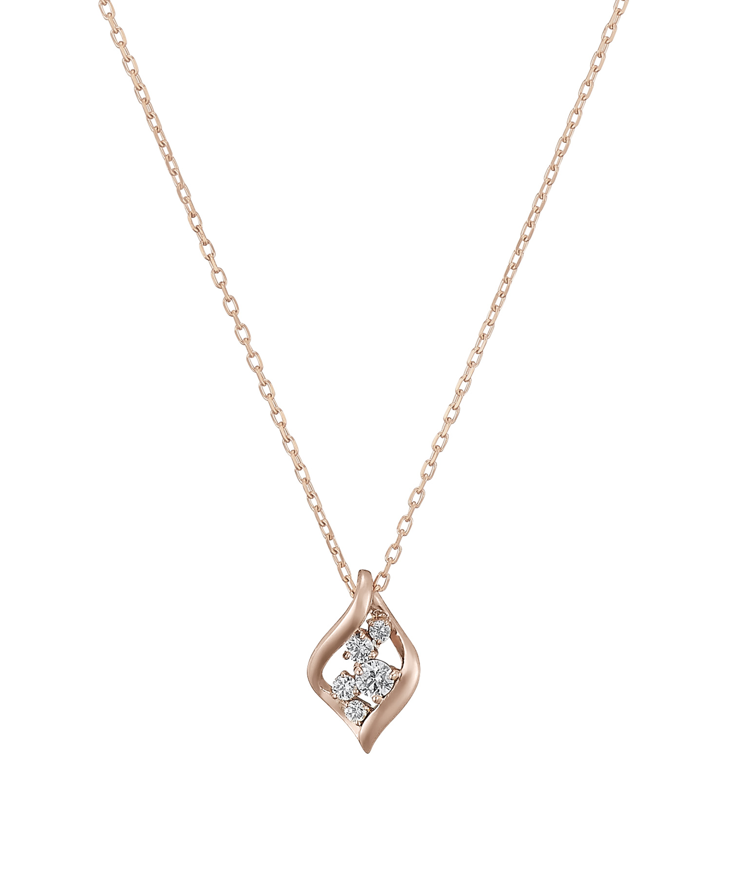 K18PG ダイヤモンド ネックレス