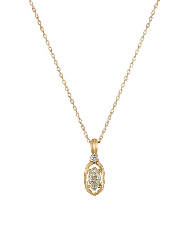 K18YG ダイヤモンド ネックレス