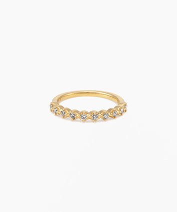 K18YG ダイヤモンド ピンキーリング