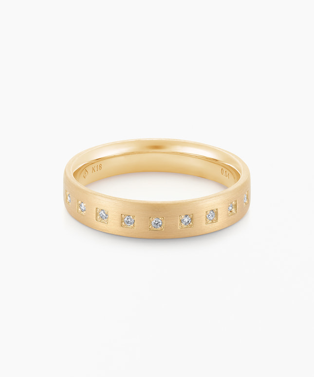 K18YG ダイヤモンド リング