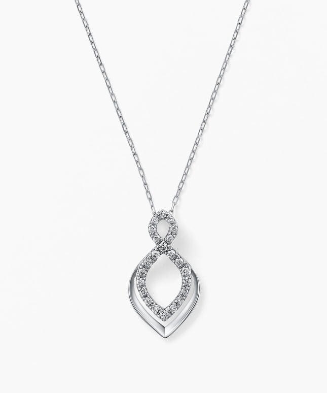 Pt950/850 ダイヤモンド ネックレス