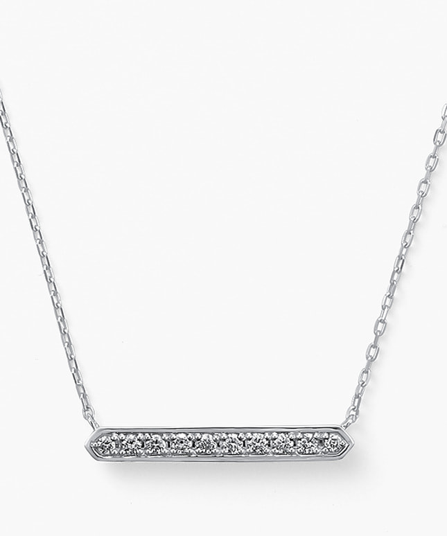 Pt950/850 ダイヤモンド ネックレス