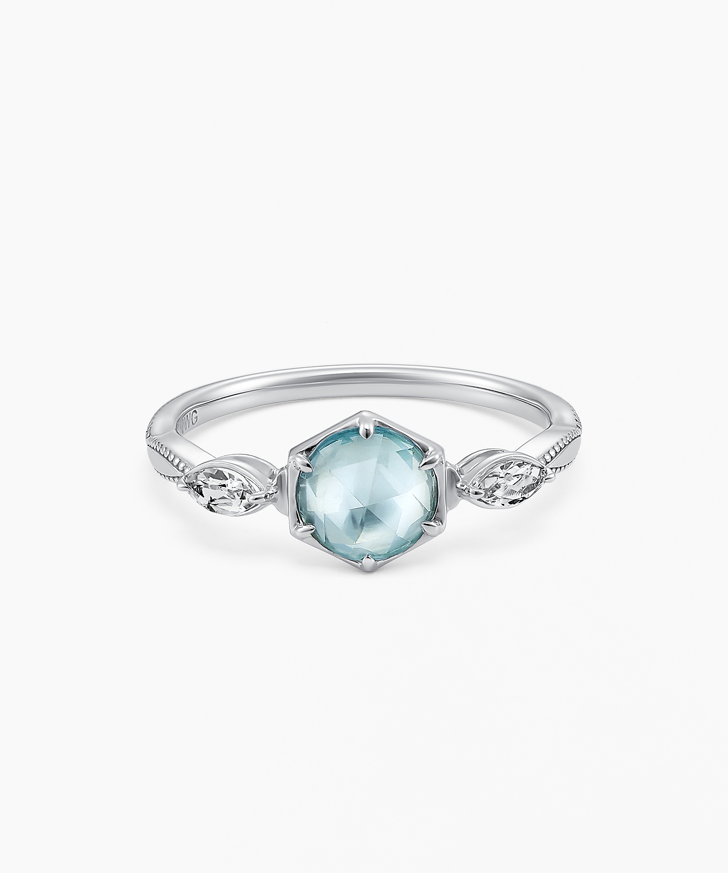 K10WG ブルートパーズ・トパーズ リング