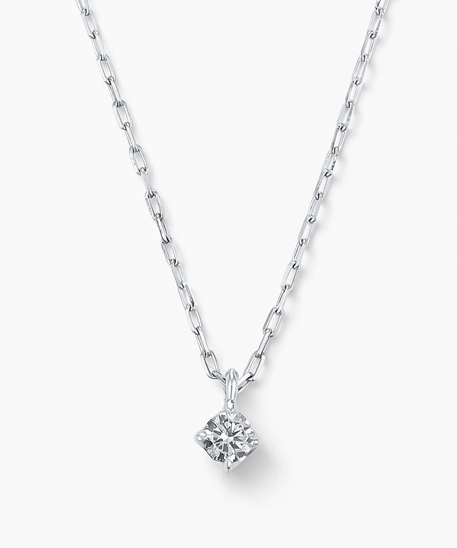 Pt950/850 ダイヤモンド ネックレス