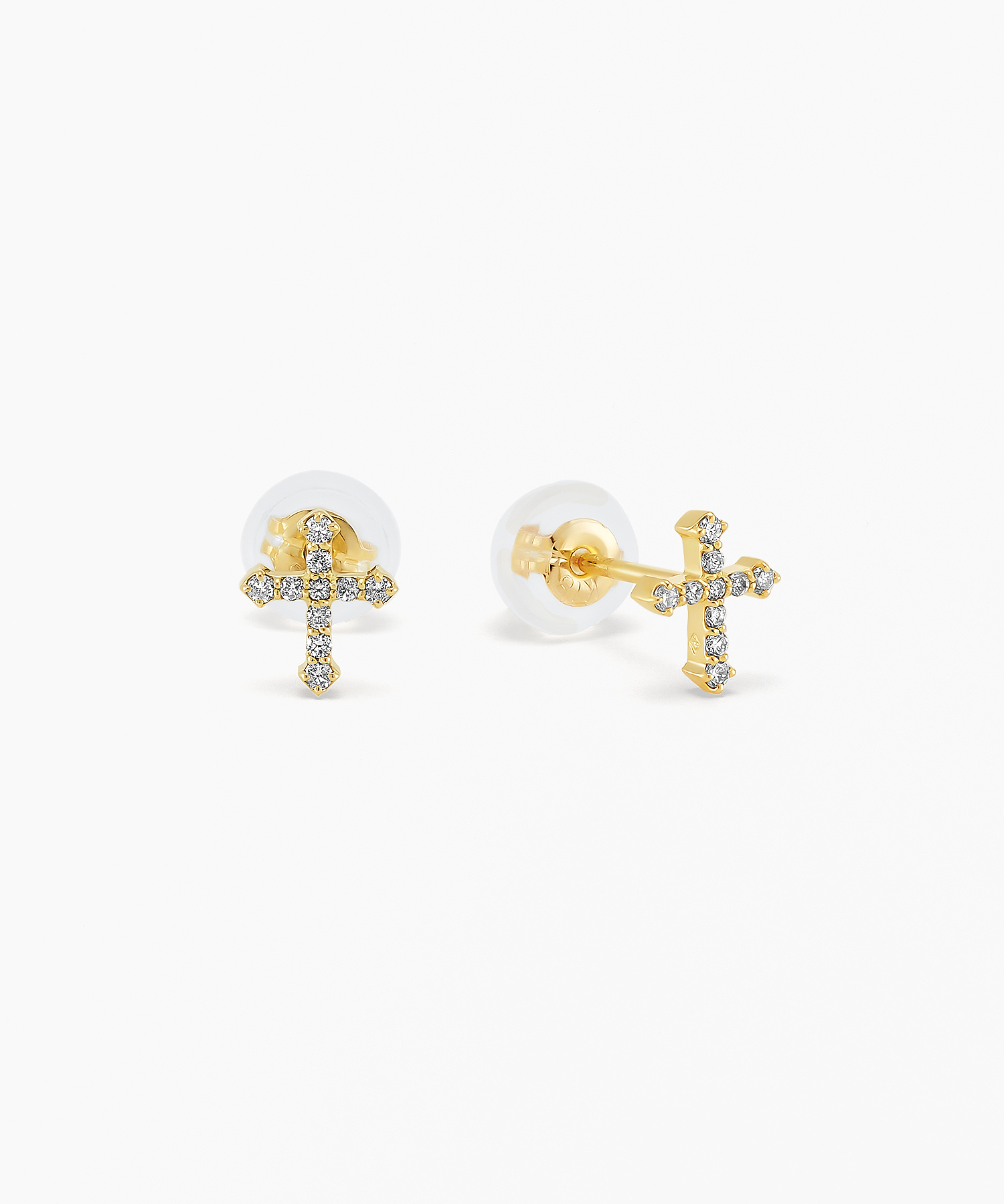 K18YG ダイヤモンド ピアス