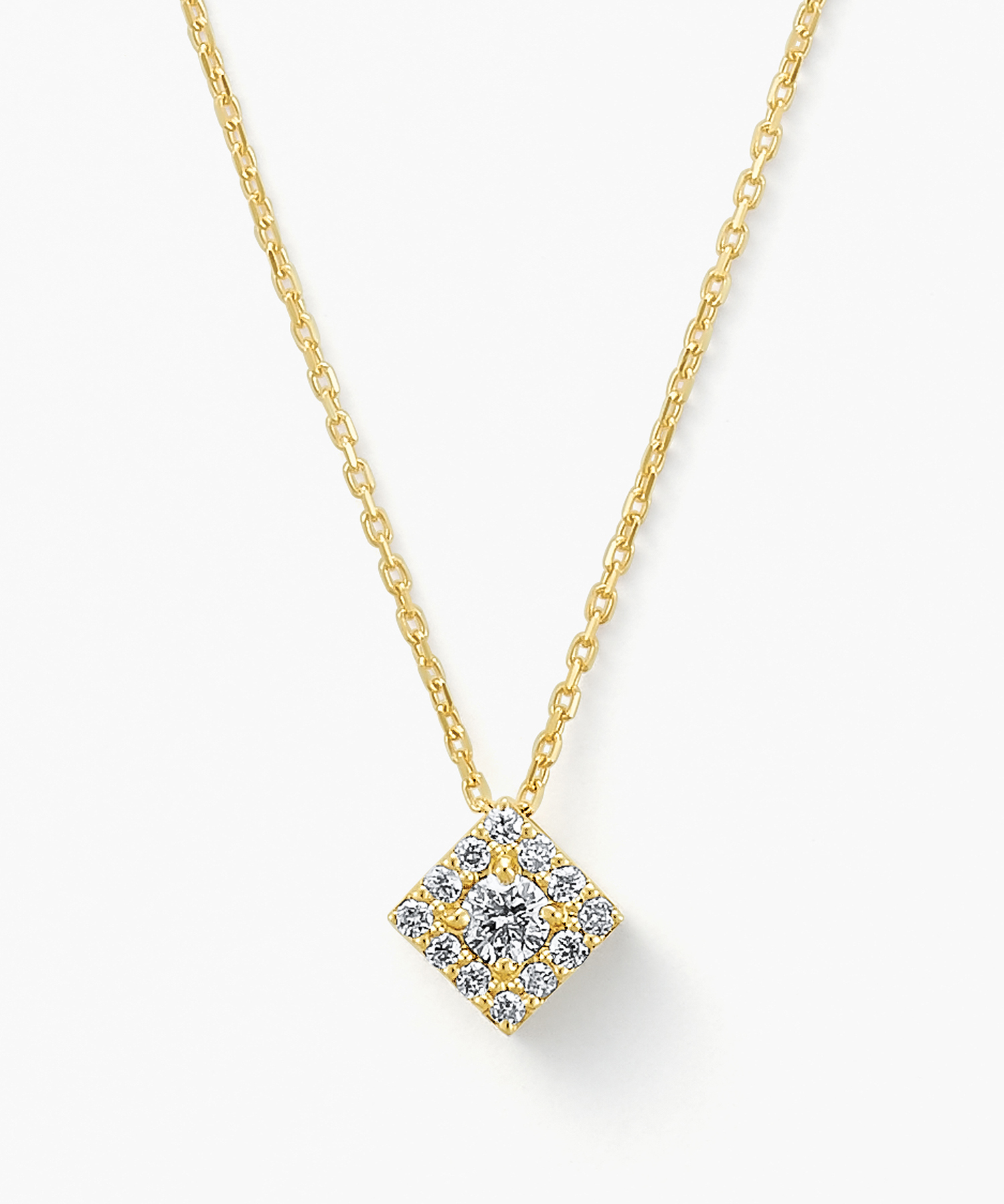 K18YG ダイヤモンド ネックレス