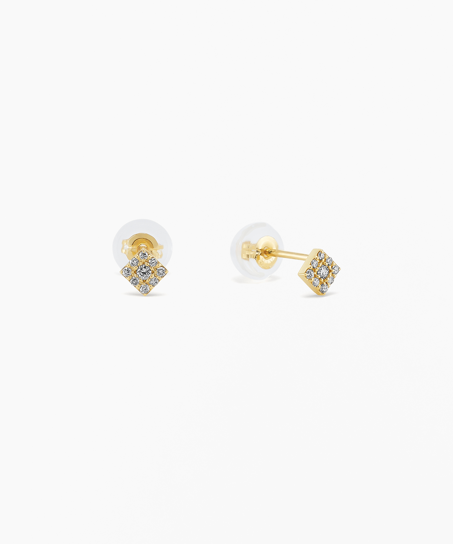 K18YG ダイヤモンド ピアス