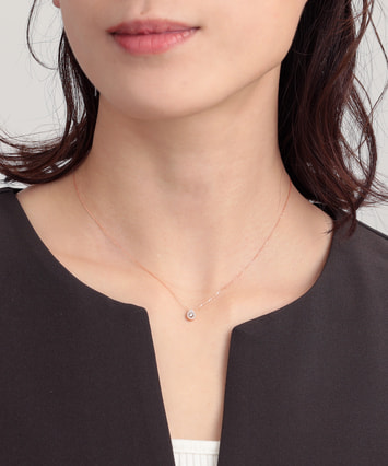 Douxmiere ★ K18PGダイヤモンドネックレス K18PG ダイヤモンド ネックレス|festaria Online Shop(フェスタリア