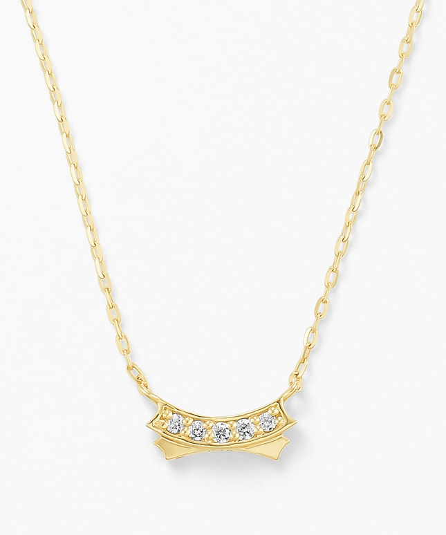 K18YG ダイヤモンド ネックレス