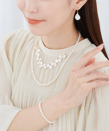K10YG 淡水パール ブレスレット|festaria Online Shop(フェスタ