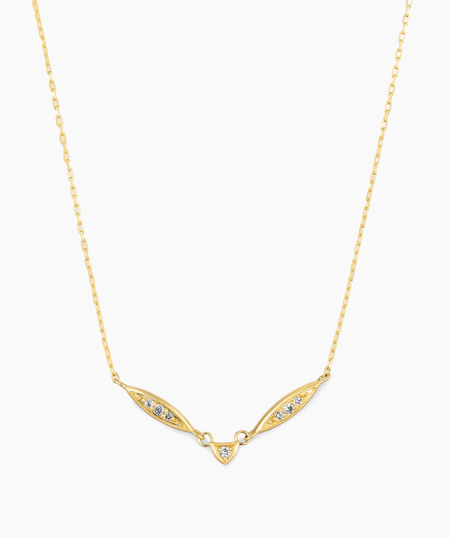 K18YG ダイヤモンド ネックレス