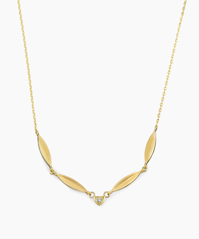 K10YG ダイヤモンド ネックレス