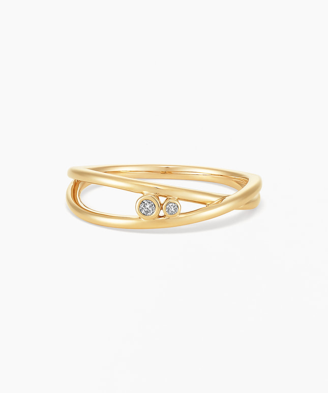 K10YG ダイヤモンド リング