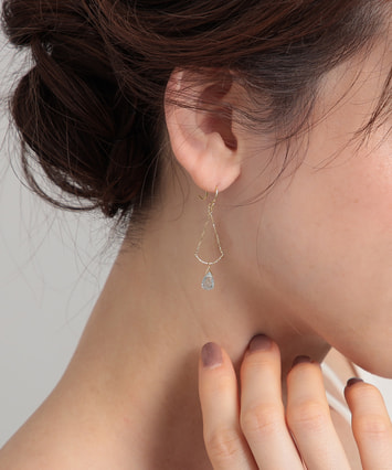 K18YG アクアマリン ピアス|festaria Online Shop(フェスタリア