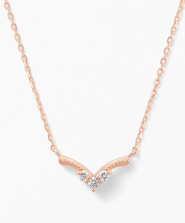 K10PG ダイヤモンド ネックレス