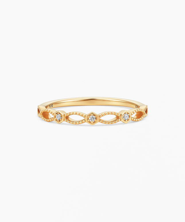 K10YG ダイヤモンド リング