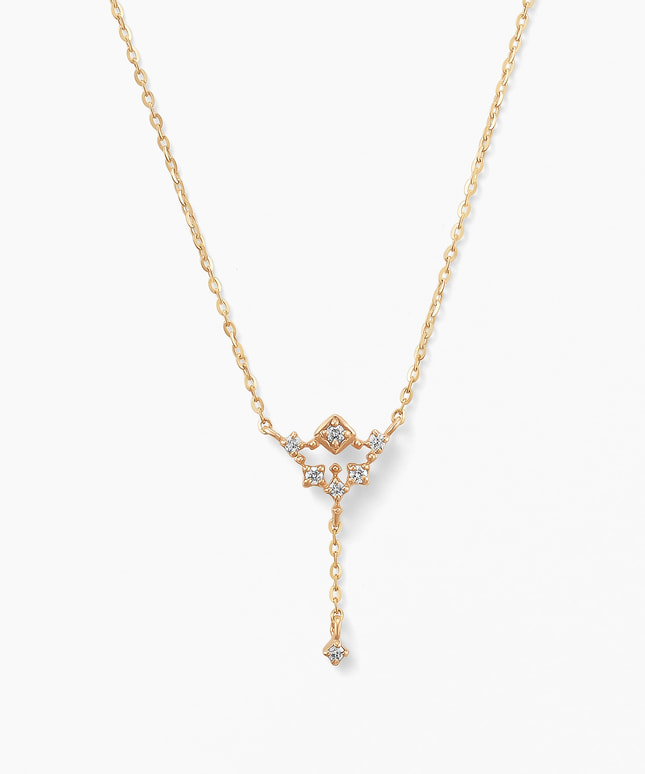 K10YG ダイヤモンド ネックレス