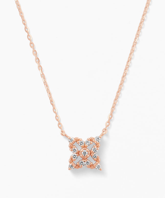 K10PG ダイヤモンド ネックレス