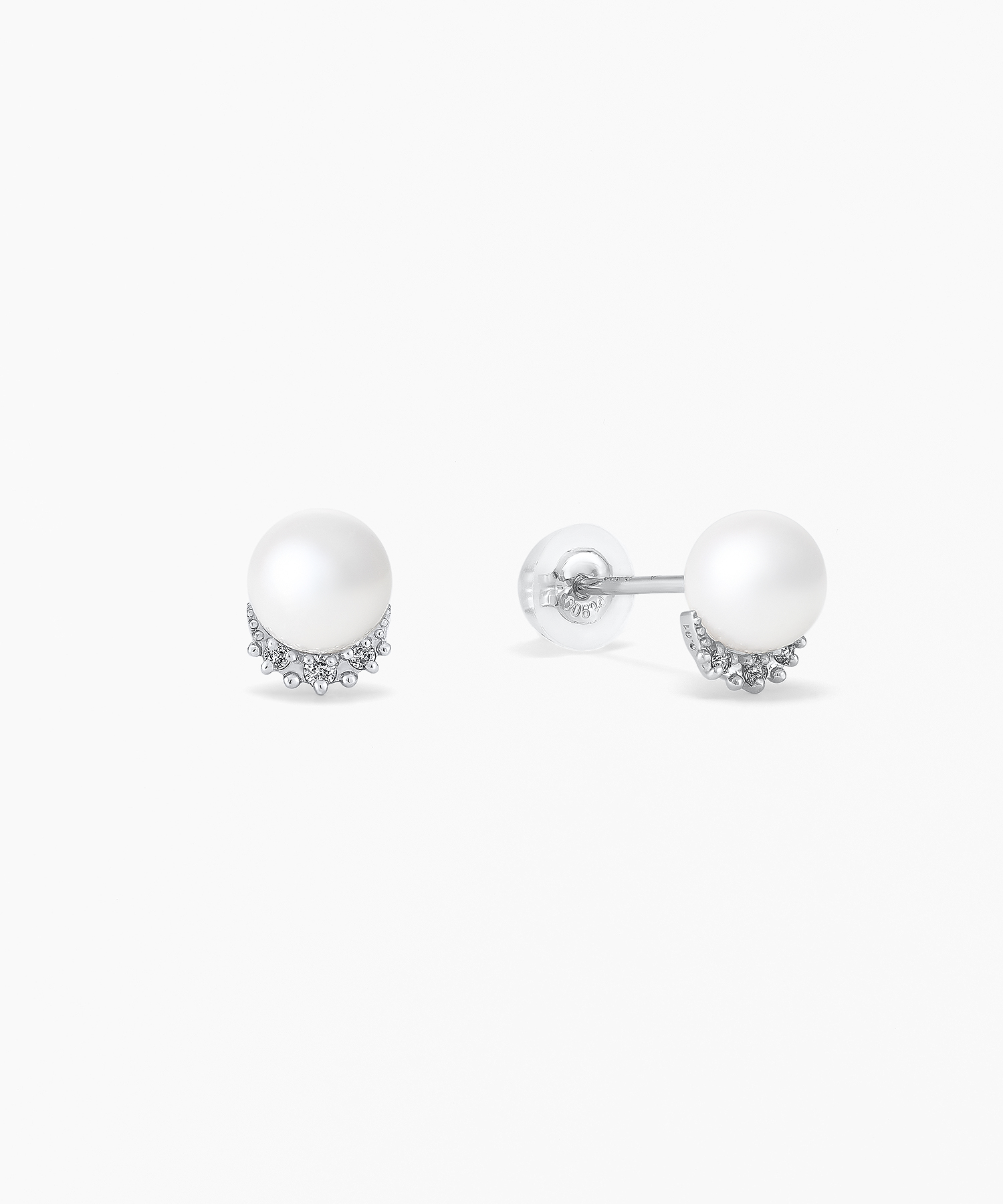 Pt950/900 アコヤパール・ダイヤモンド ピアス