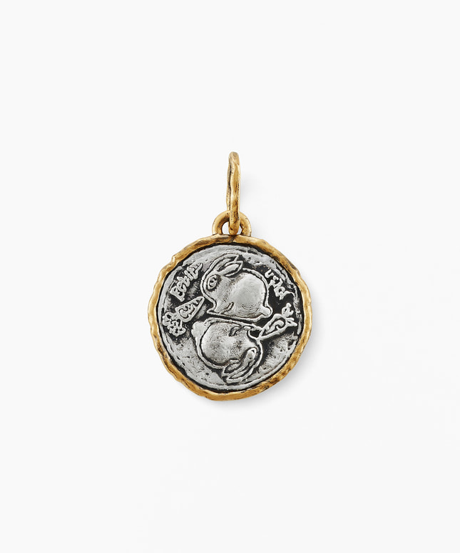 SV925/K18YG ペンダントトップ ＜petit usagi SHINSUKE KAWAHARA for festaria＞