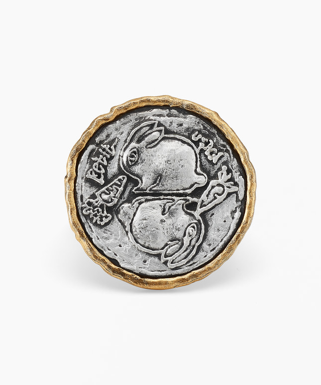 SV925/K18YG リング ＜petit usagi SHINSUKE KAWAHARA for festaria＞