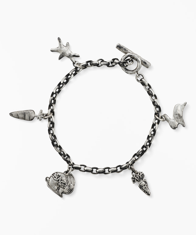 SV925/K18YG ブレスレット ＜petit usagi SHINSUKE KAWAHARA for festaria＞