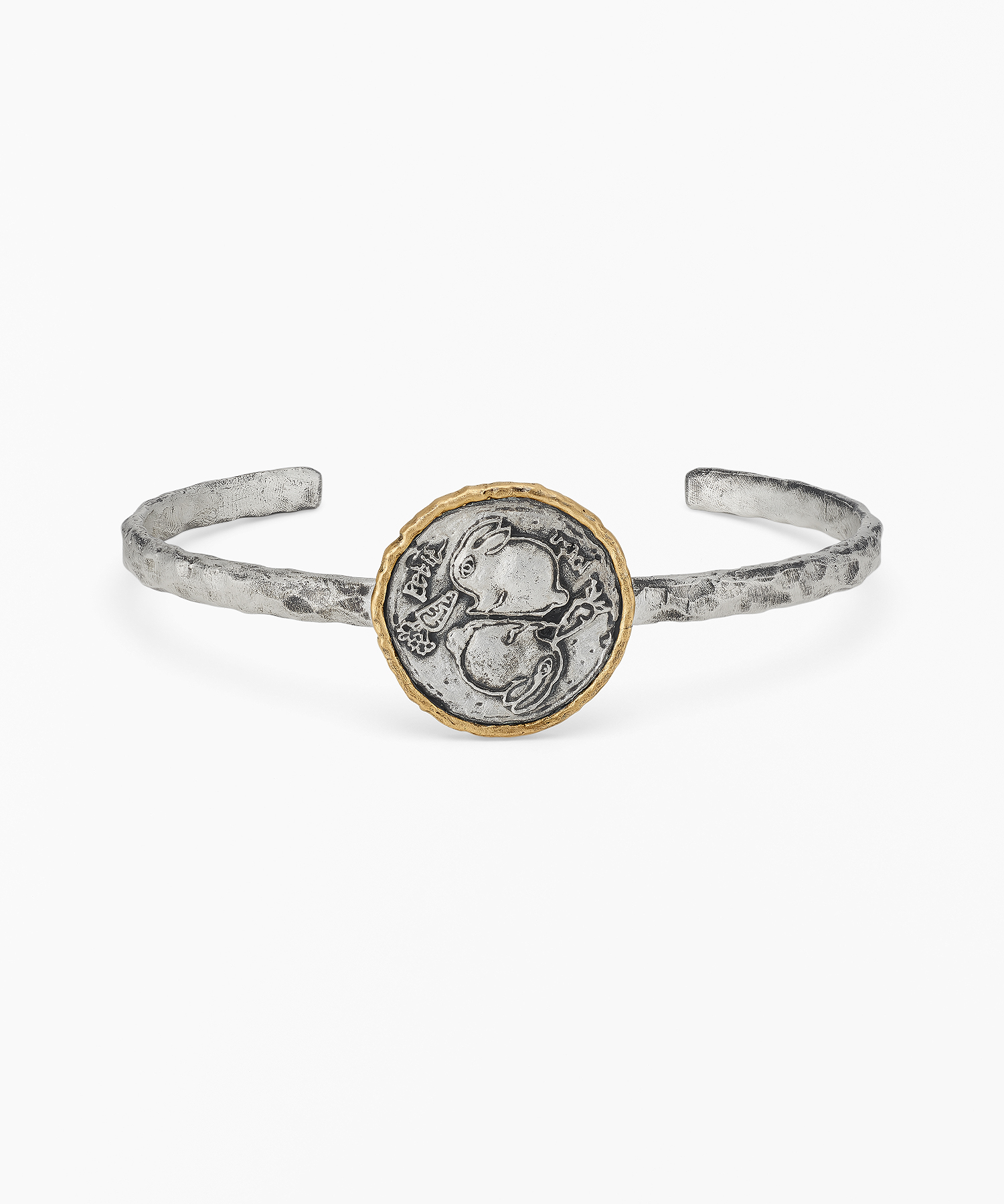 SV925/K18YG バングル(Mサイズ) ＜petit usagi SHINSUKE KAWAHARA for festaria＞