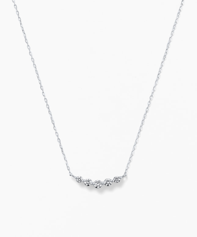 Pt950/850 ダイヤモンド ネックレス