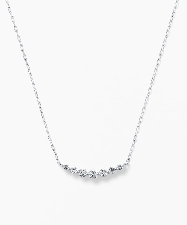 Pt950/850 ダイヤモンド ネックレス