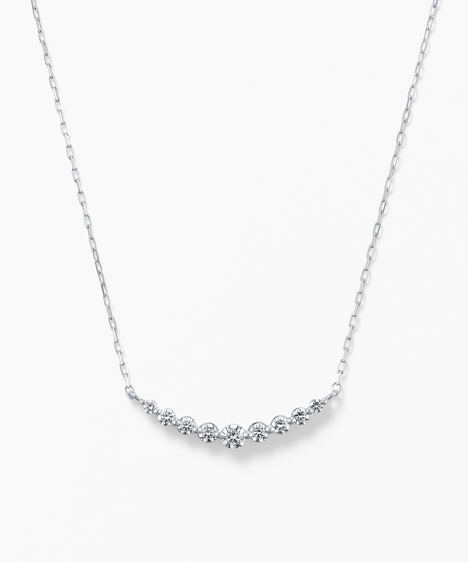 Pt950/850 ダイヤモンド ネックレス