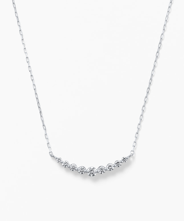 Pt950/850 ダイヤモンド ネックレス