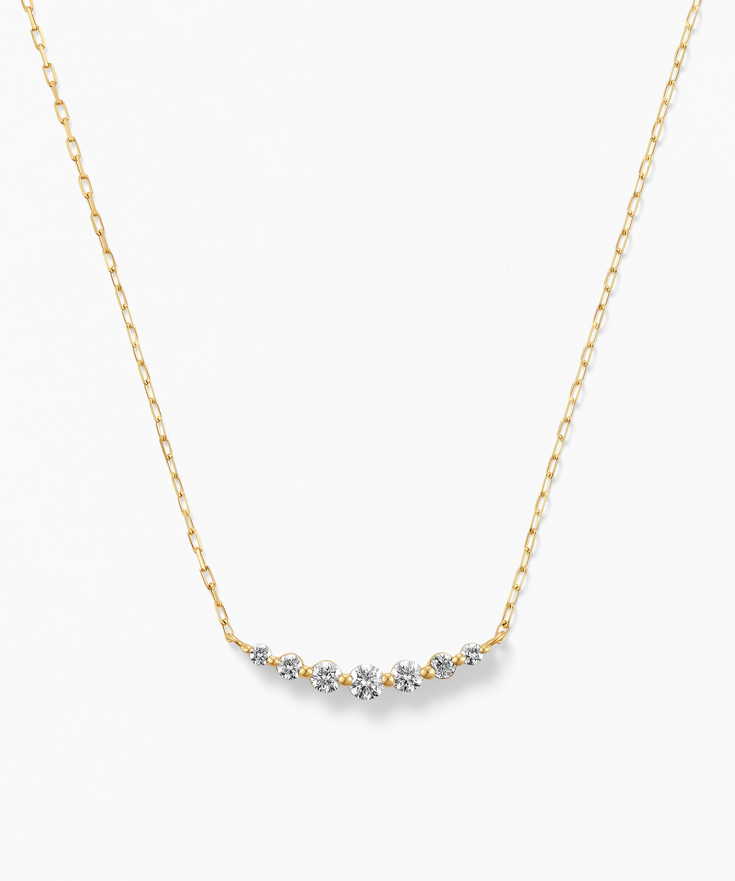 K18YG ダイヤモンド ネックレス