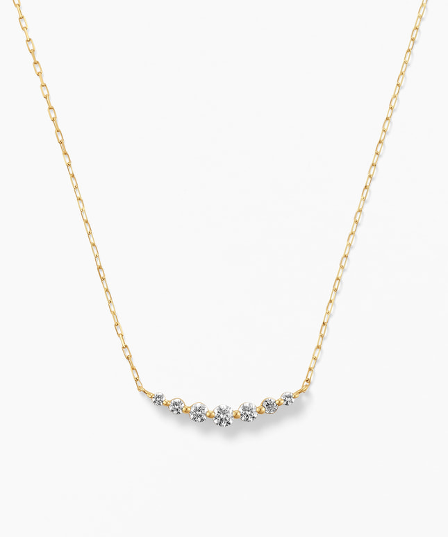 K18YG ダイヤモンド ネックレス