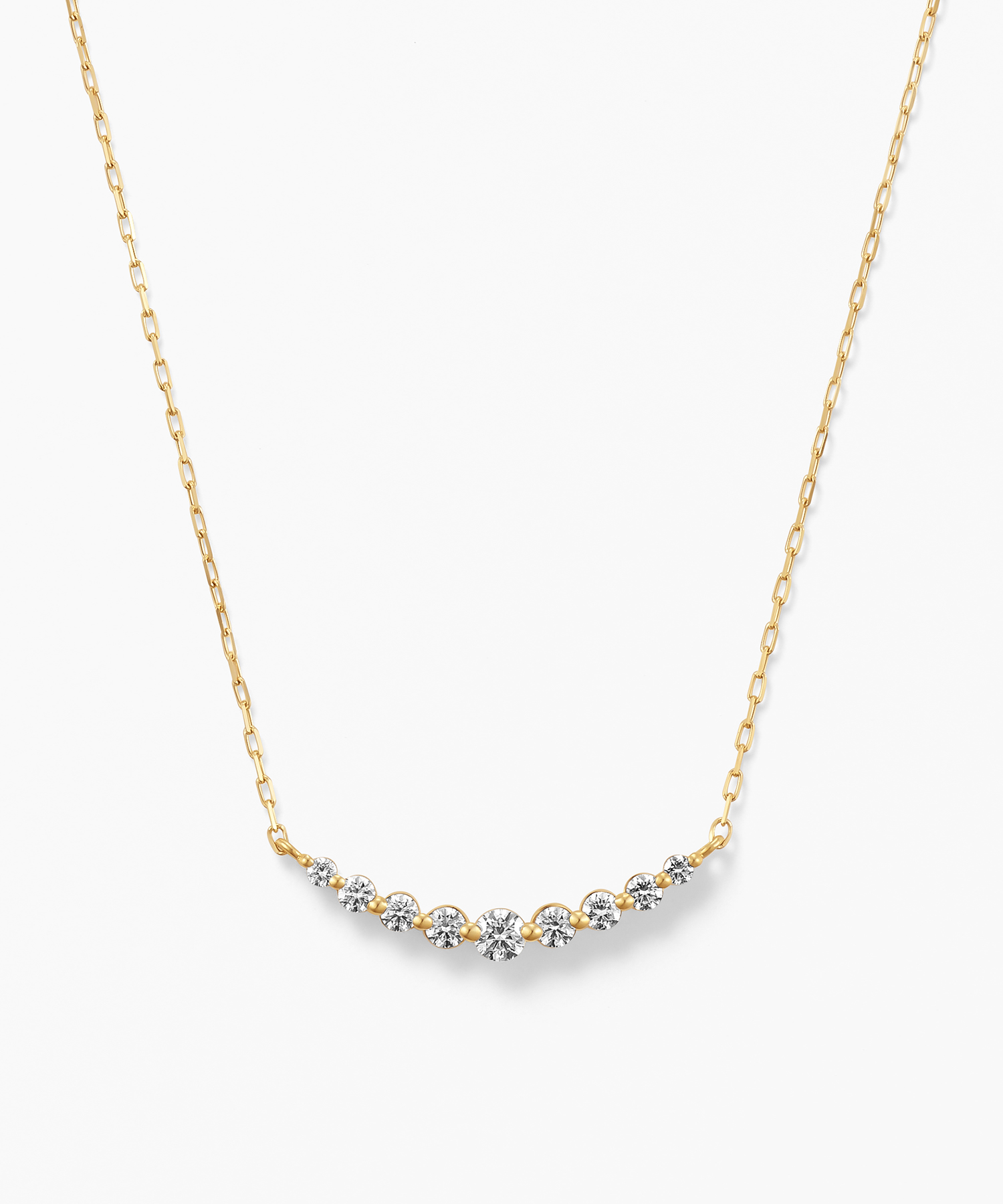 K18YG ダイヤモンド ネックレス