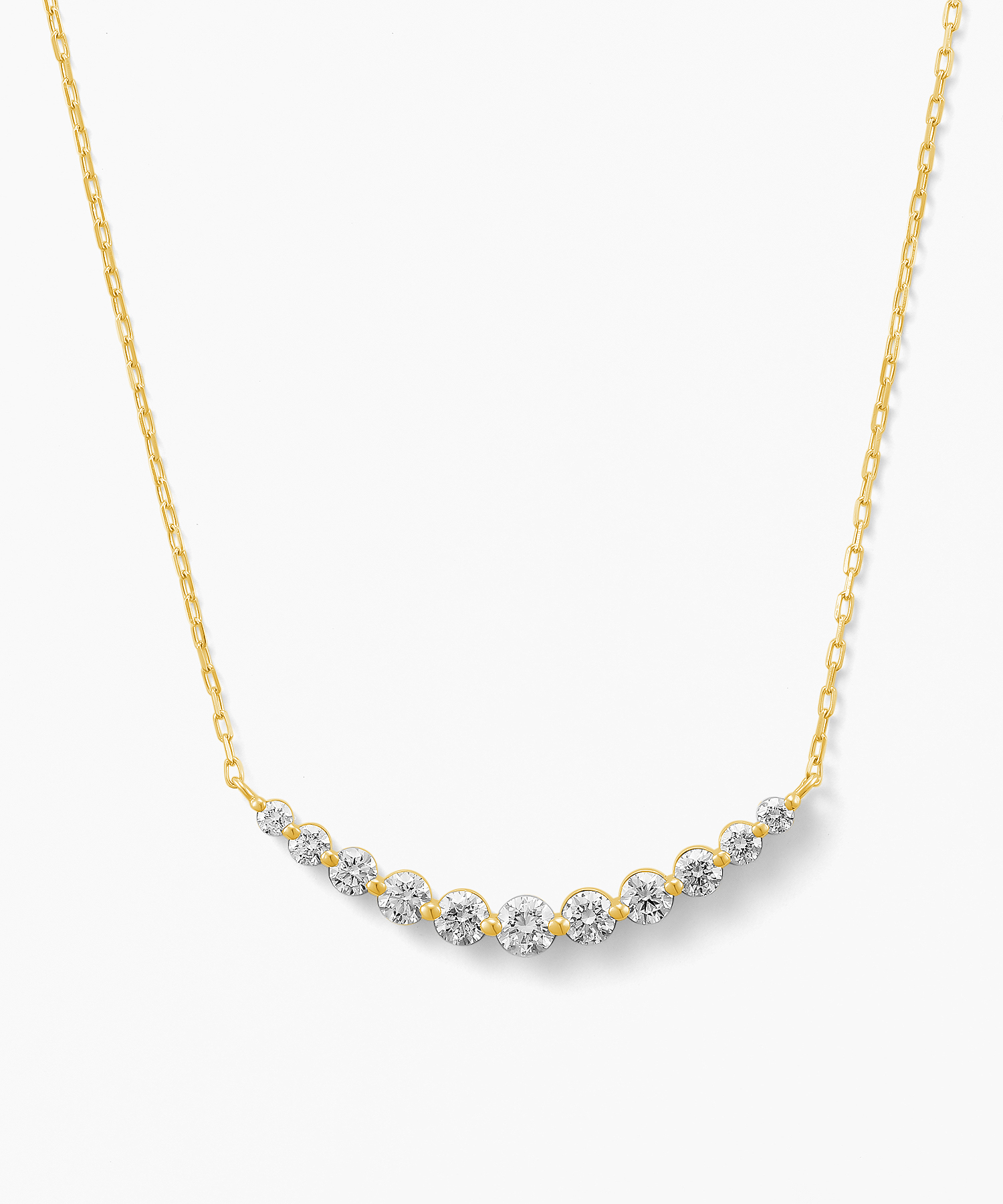 K18YG ダイヤモンド ネックレス