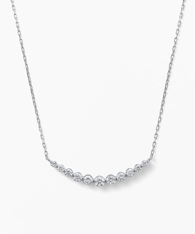 Pt950/850 ダイヤモンド ネックレス