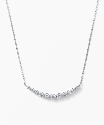 Pt950/850 ダイヤモンド ネックレス