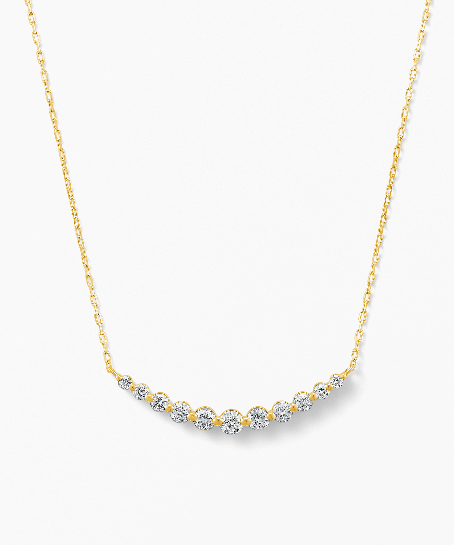 K18YG ダイヤモンド ネックレス