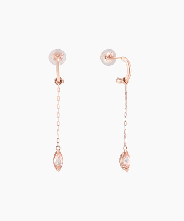 K10PG モルガナイト ピアス