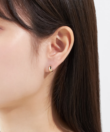 フェスタリア　CZフープピアス K10 K10YG/K18YG ピアス|festaria Online Shop(フェスタリア