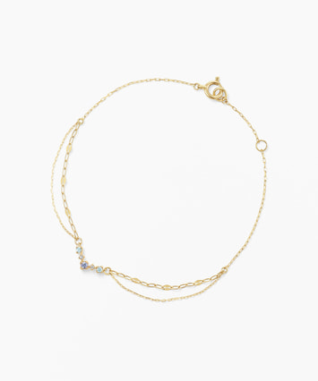 K10YG ダイヤモンド ブレスレット|festaria Online Shop