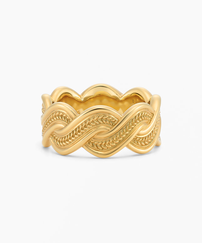 SV925/YGメッキ リング