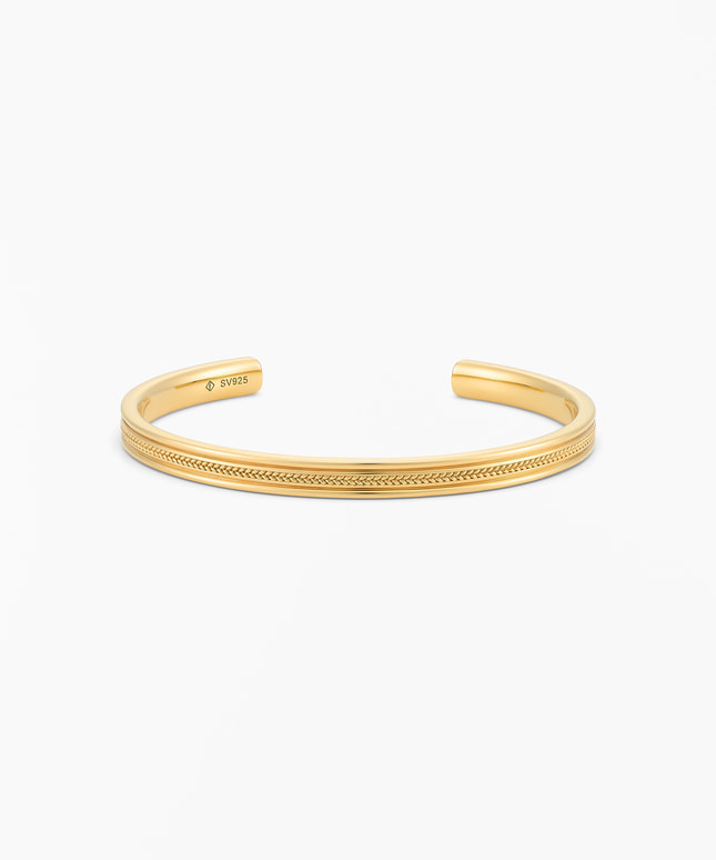 SV925/YGメッキ バングル